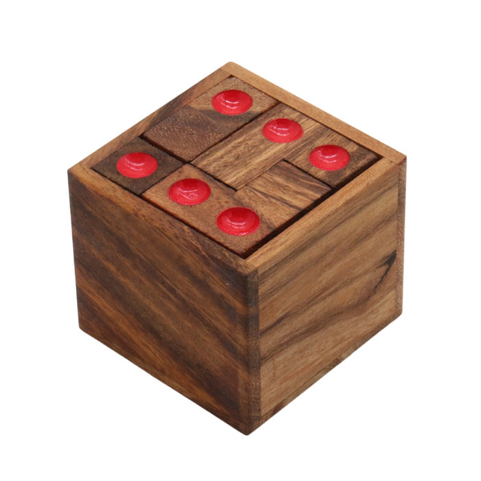CUBE | Solid Wood | 69 mm |  | 9 Pieces (3 games)