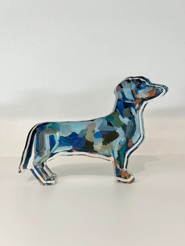 Dachshund Acrylic Block By Chelsea Mcshane