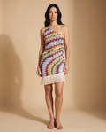 Daniela | Dress Fitted with Fringe