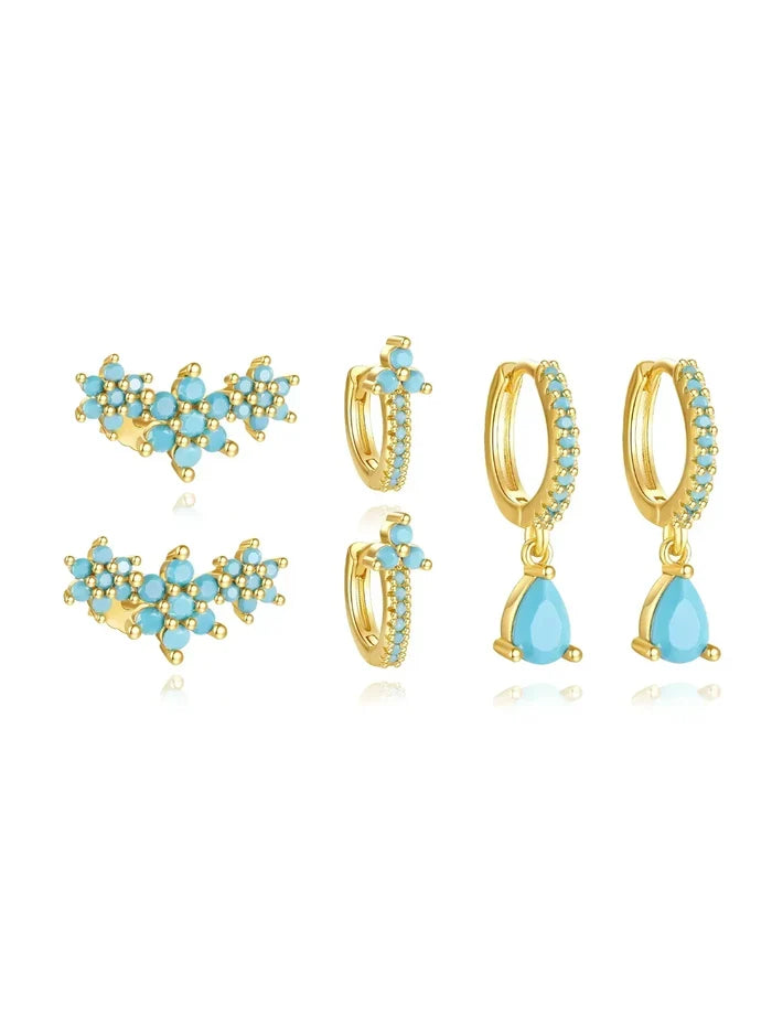 Daniela | Gold-Plated Earrings with Modern Silhouette Style Victorian-anna
