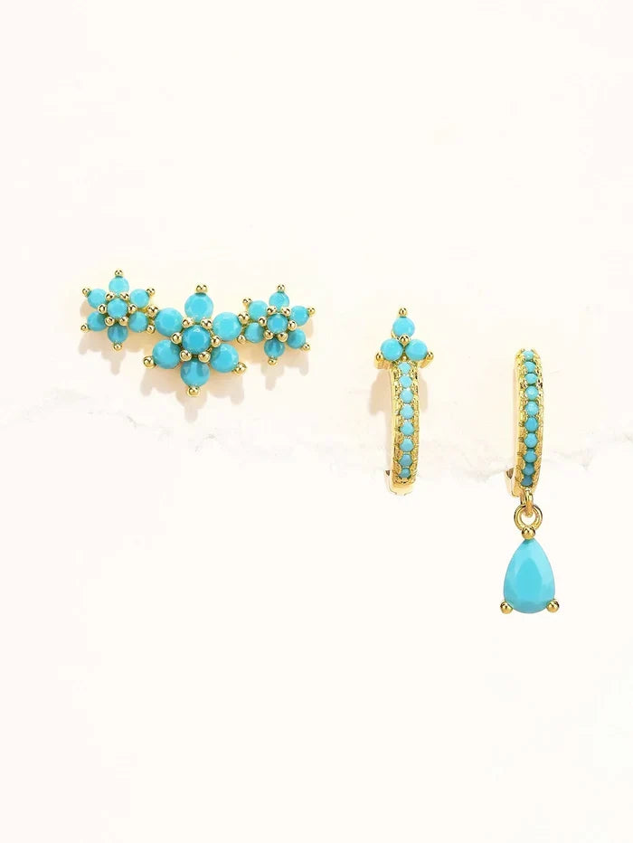 Daniela | Gold-Plated Earrings with Modern Silhouette Style Victorian-anna