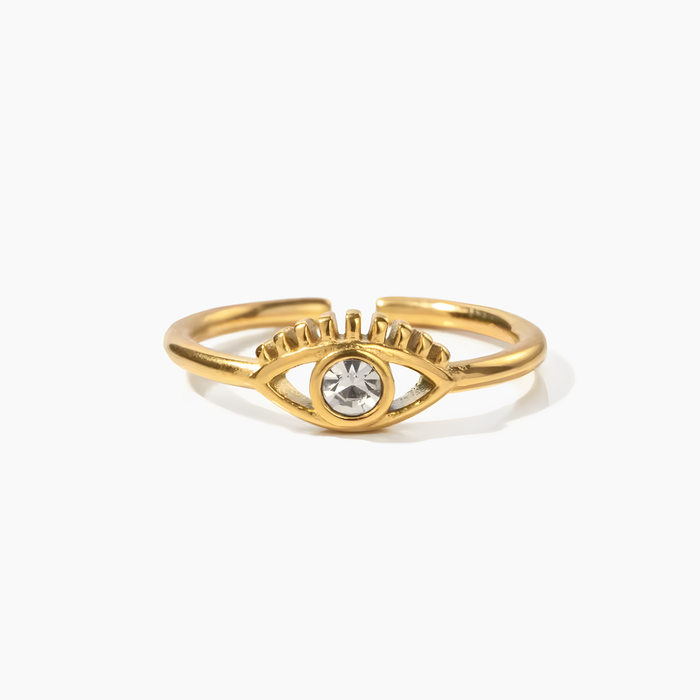 Daniela | Gold-Plated Light Gaze Ring