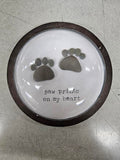 Demdaco Paw Prints Paperweight