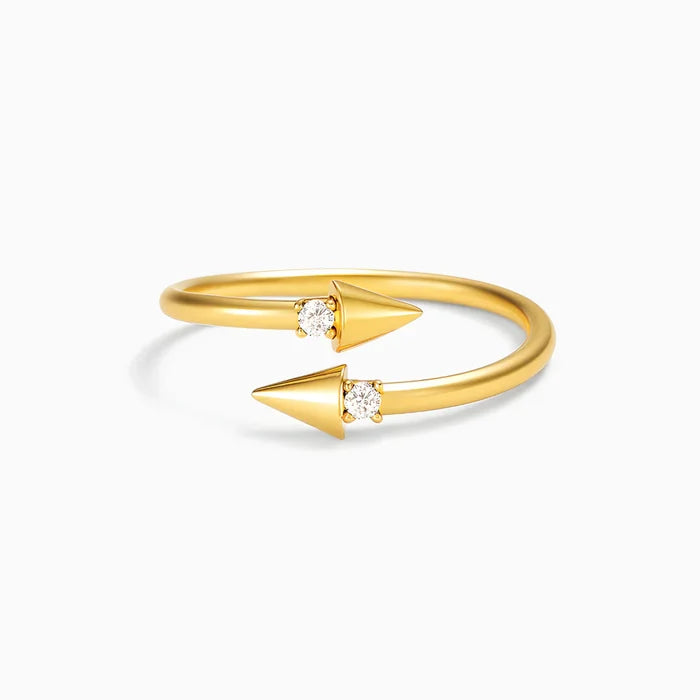Diana | Gold-Plated Arrow Ring