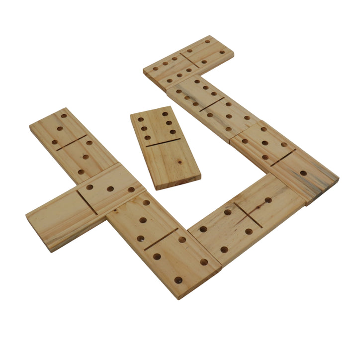 Dominoes | 20 x 9cm Blocks | in Box | Solid Wood