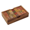 DOMINOES | Double-9 Set | Hardwood | 50 × 25 mm Blocks