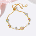 Dorota | Gold-Plated Sculptural Bracelet with Pearls Ends