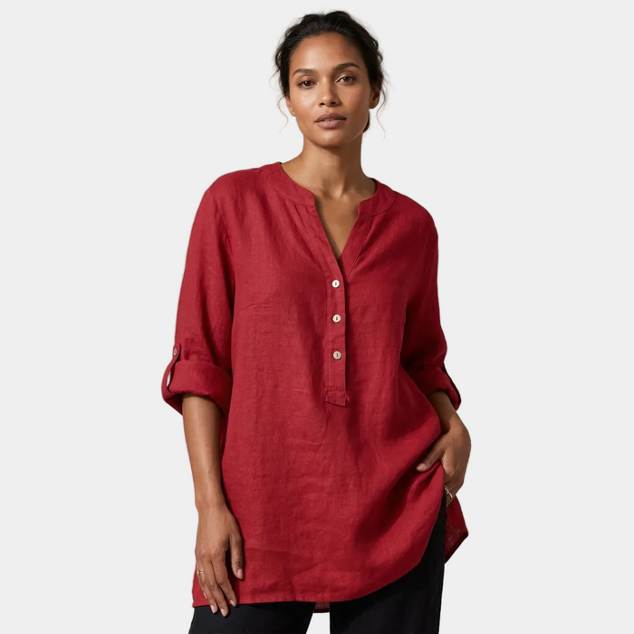 Edna | Lightweight Linen Blouse
