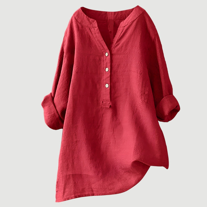 Edna | Lightweight Linen Blouse