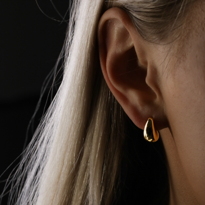 Eevi | Gold-Plated Mini Drop Earrings