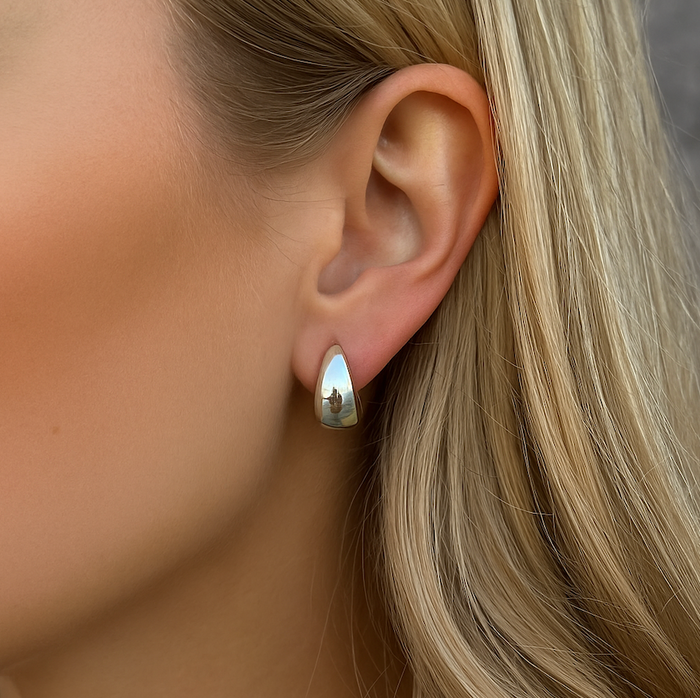 Eevi | Silver Mini Drop Earrings