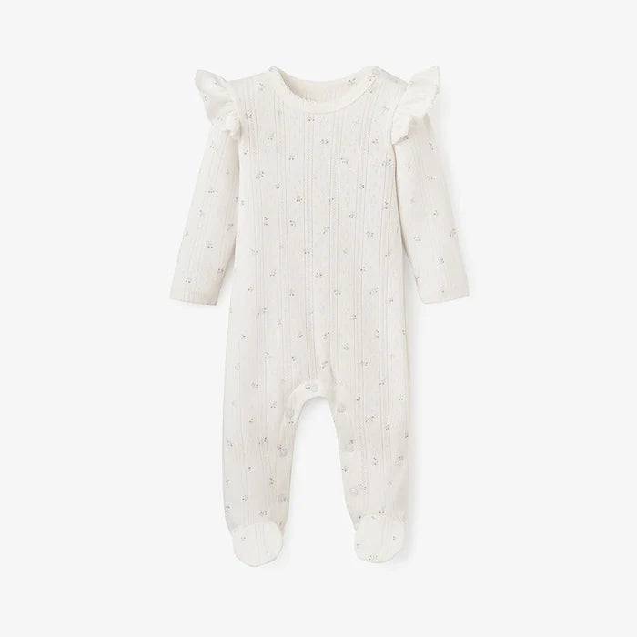 Elegant Baby | Point Ditsy Ruffle Jumpsuit-1