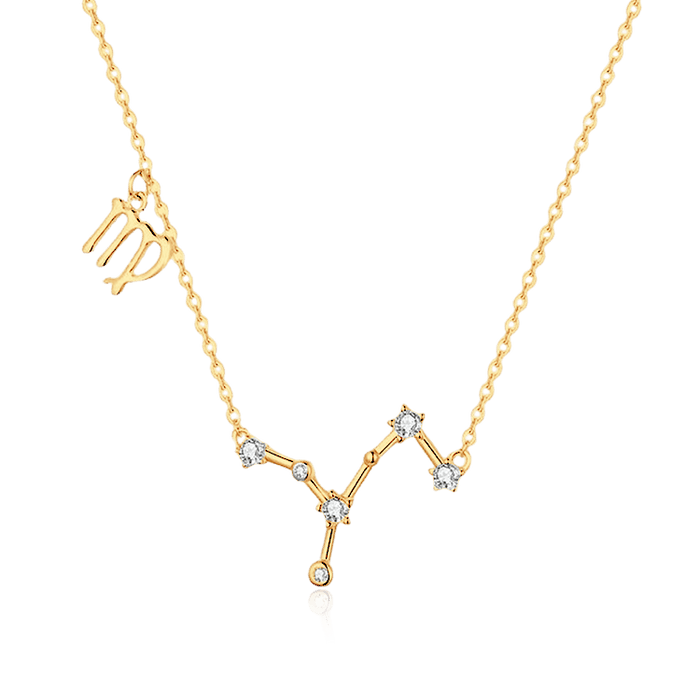 Elena | Gold-Plated Moon Constellations Necklace