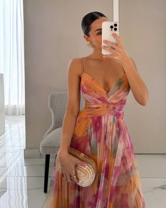 Eleonore | Flowing Floral Maxi Dress