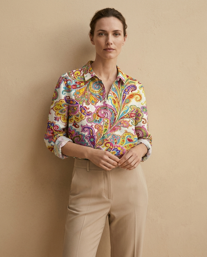 Elisa | Linen Elegant Summer Blouse