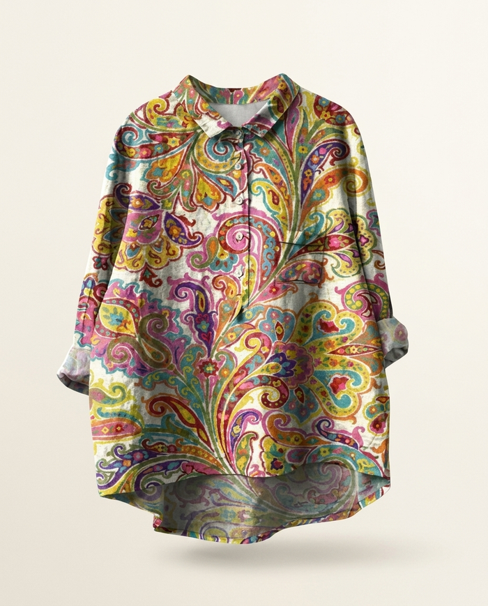 Elisa | Linen Elegant Summer Blouse