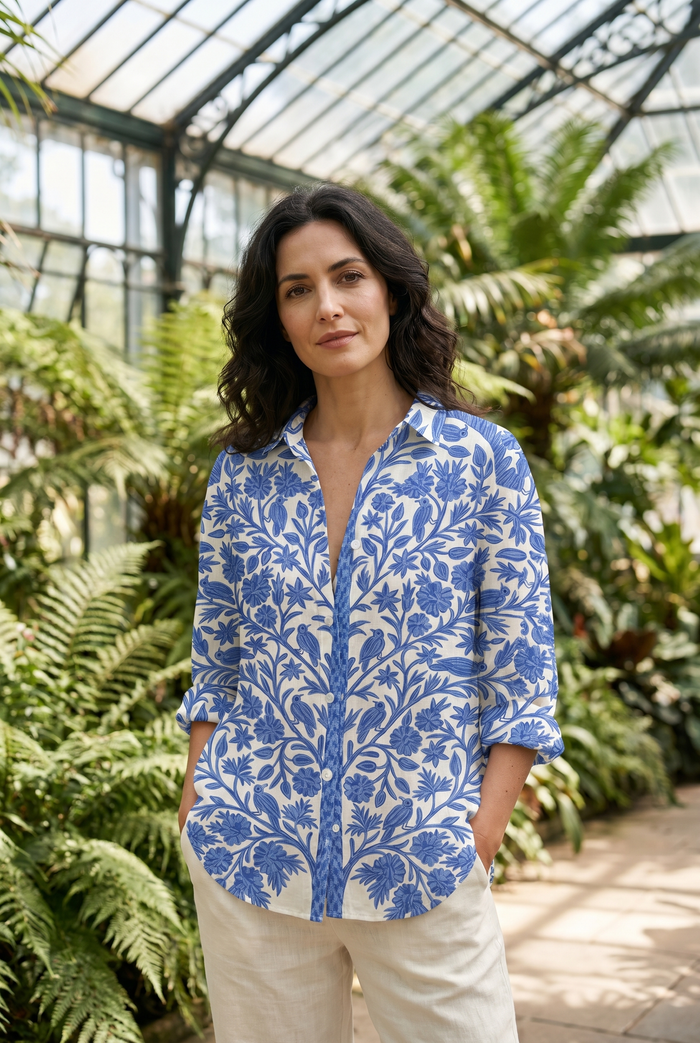 Elise | Blouse Garden with Birds