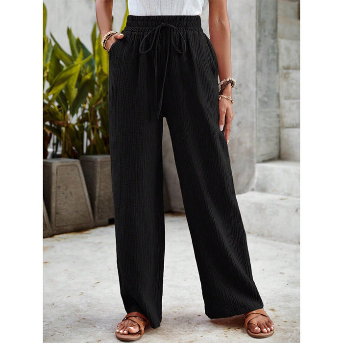 Ellen - Lightweight Wide-Leg Trousers