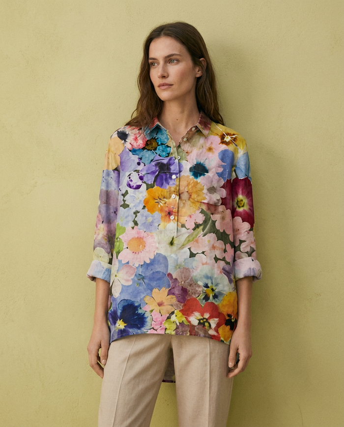 Elodie | Linen Elegant Summer Blouse