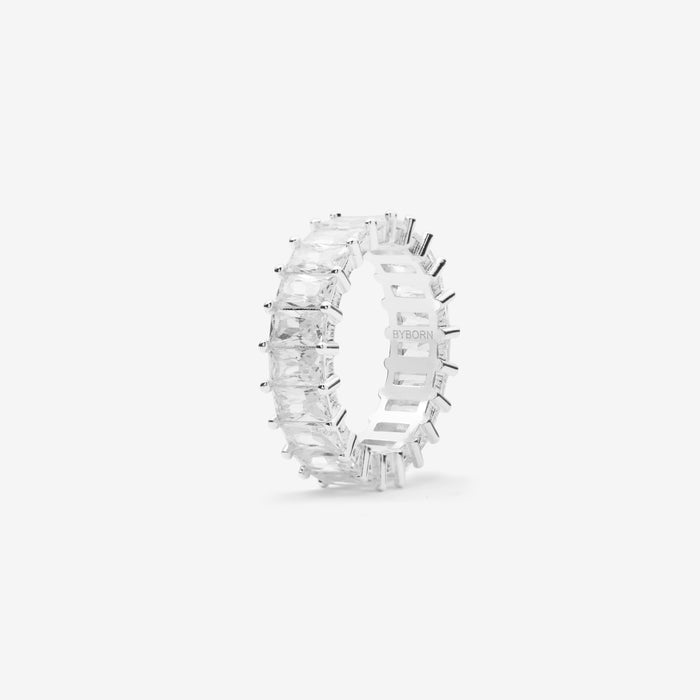 Elsi | Silver Clear Baguette Ring