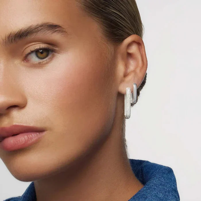 Emilia | Large Earrings with Peacock Icon