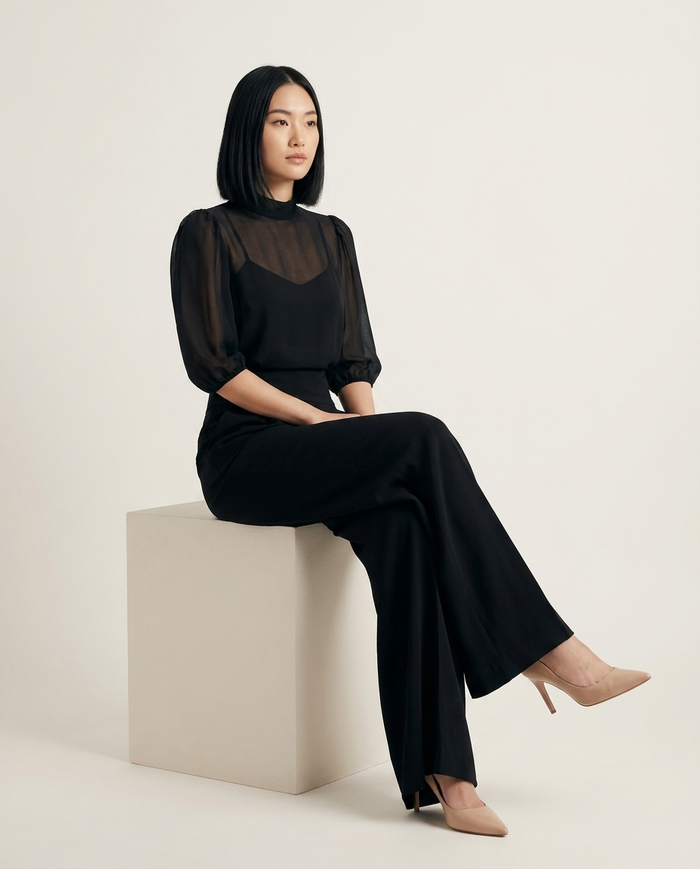 Emma | Elegant Set 3 Piece - off-white studio editorial