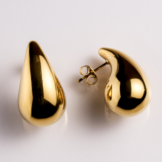 Enni | Gold-Plated Drop Earrings