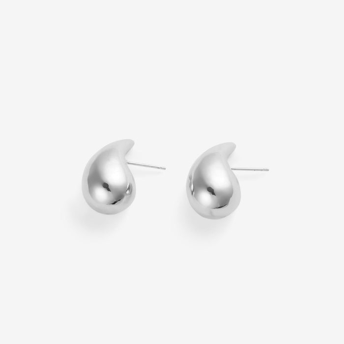 Enni | Silver Drop Earrings