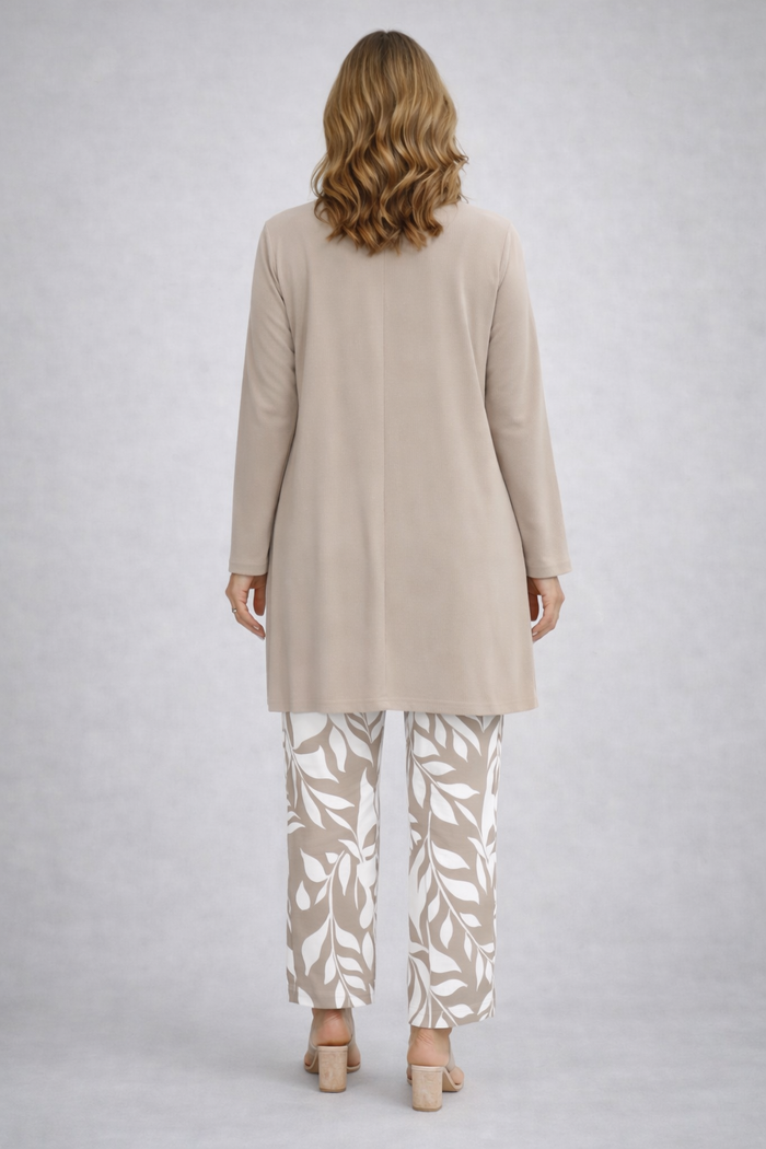 Erynn | Beige Botanical Three-Piece Set
