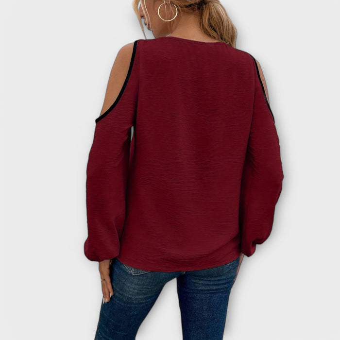 Escarlate | Blouse with Neckline Block