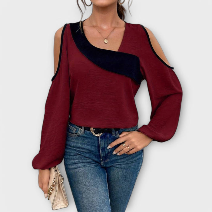 Escarlate | Blouse with Neckline Block
