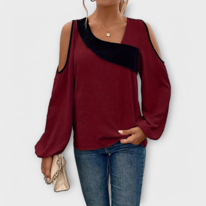 Escarlate | Blouse with Neckline Block