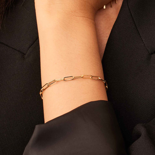 Estella | Gold-Plated Venetian Links Bracelet