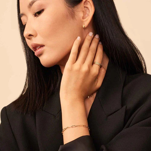 Estella | Gold-Plated Venetian Links Bracelet