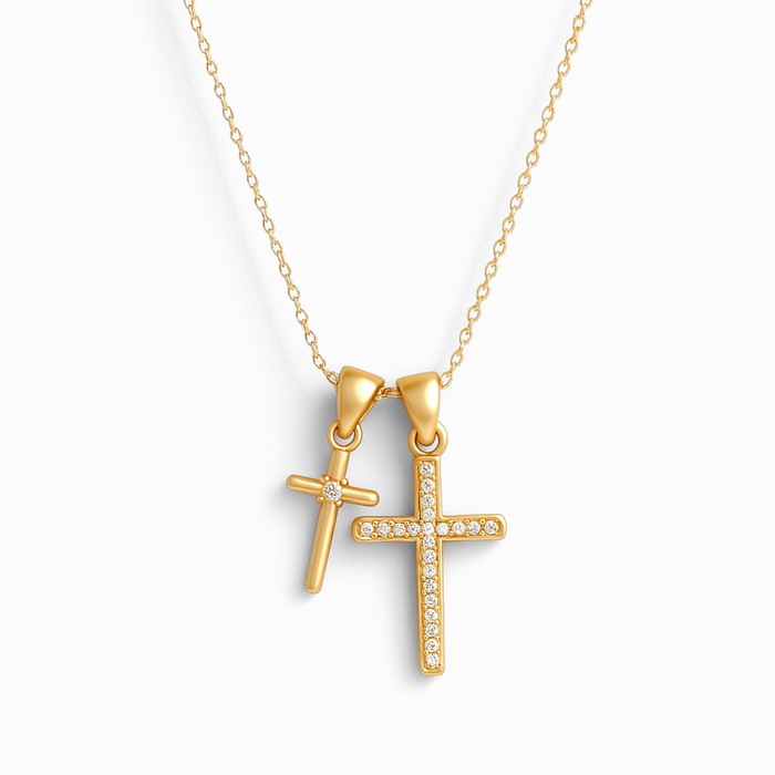 Eva | Gold-Plated Blessings Necklace