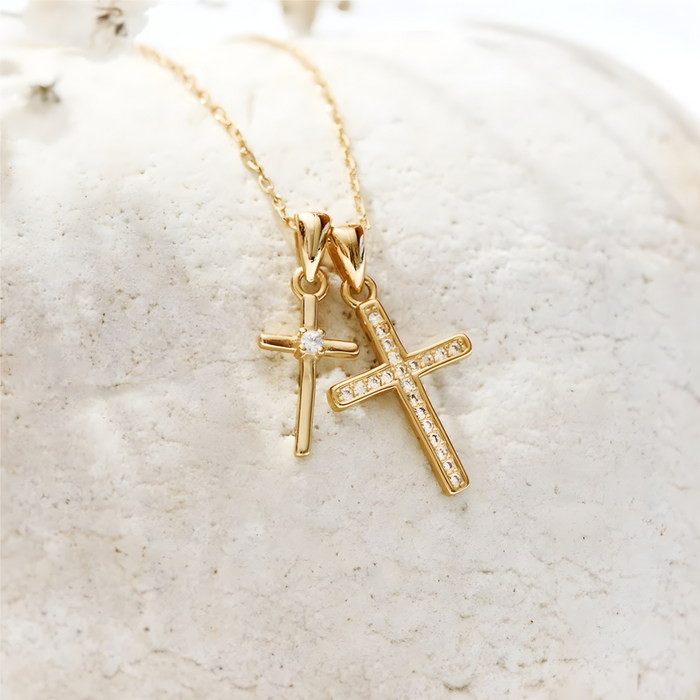 Eva | Gold-Plated Blessings Necklace
