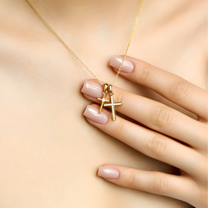 Eva | Gold-Plated Blessings Necklace