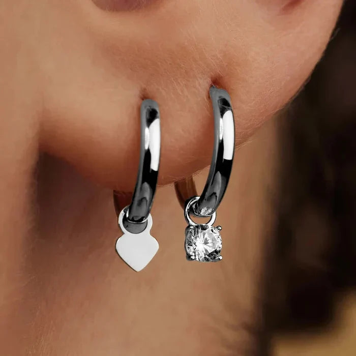 Eva | Lune Thread Teardrops Earrings