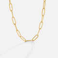 Eva | Short Necklace with Links Structure