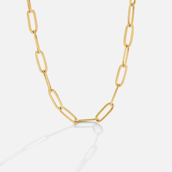 Eva | Short Necklace with Links Structure