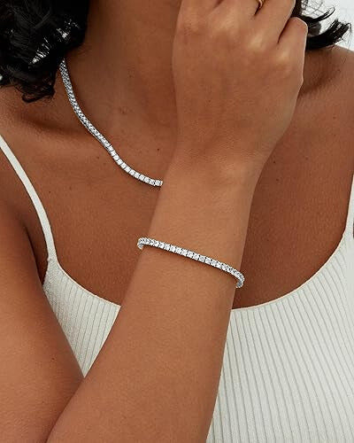 Eva | Tennis Moissanite Bracelets