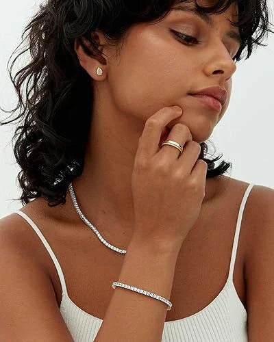 Eva | Tennis Moissanite Bracelets