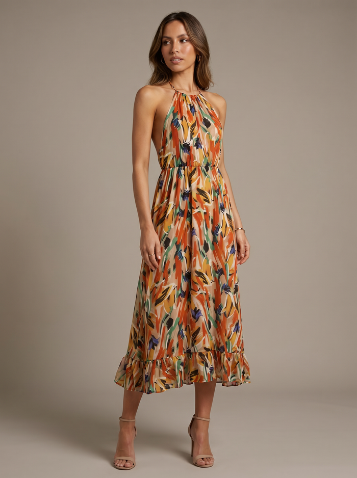 Evelina | Elegant Dress and Colourful