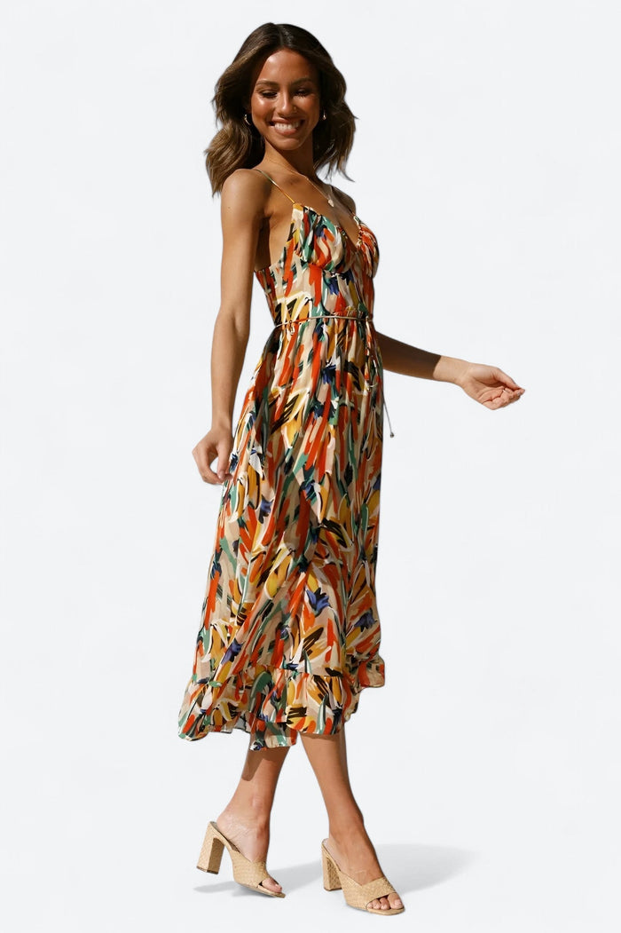 Evelina | Elegant Dress and Colourful