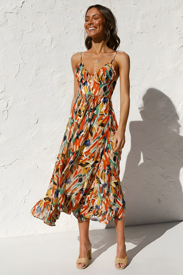 Evelina | Elegant Dress and Colourful