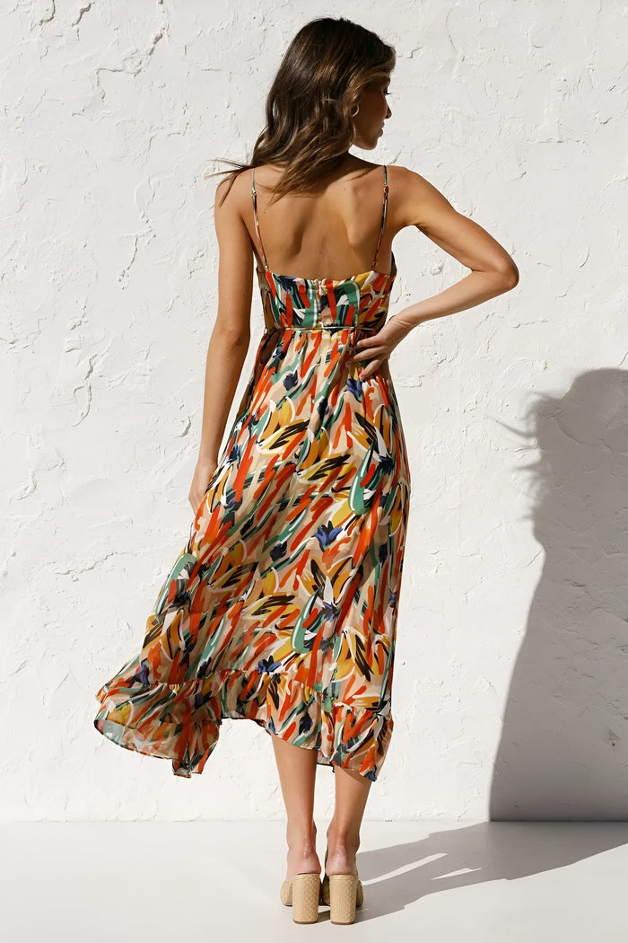 Evelina | Elegant Dress and Colourful