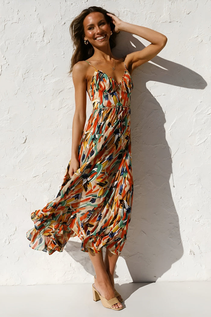 Evelina | Elegant Dress and Colourful