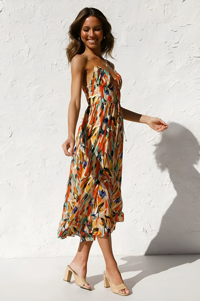 Evelina | Elegant Dress and Colourful