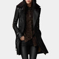 Evelyn | Coat Leather 3/4