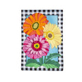 Evergreen- Gerbera Daisy trio garden flag